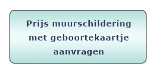 Prijs muurschildering geboortekaartje