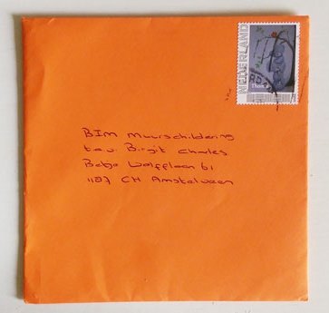 postzegel geboortekaartje postzegel