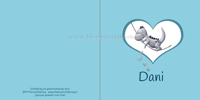 draakje dirk geboortekaart laten maken