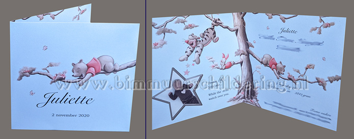 geboortekaart disney babyfoto geboortekaart disney babyfoto