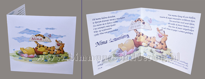 geboortekaartje winnie de poeh geboortekaartje winnie de poeh
