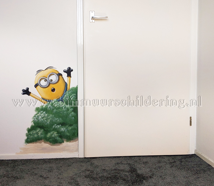 minions muurschildering kinderkamer minions muurschildeirng kinderkamer