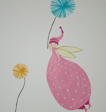 elfje-muurschildering