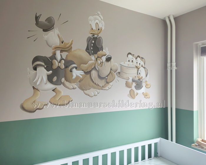 disney schildering kwik kwek kwak